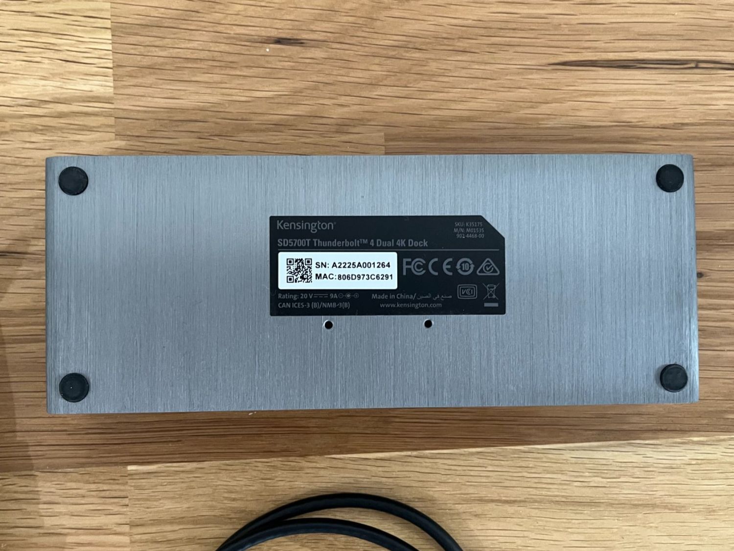 Kensington Docking station: Kensington Thunderbolt 4 Dockingstation (Mac/Windows) – Usato da Aarwangen venduto da gold68 1