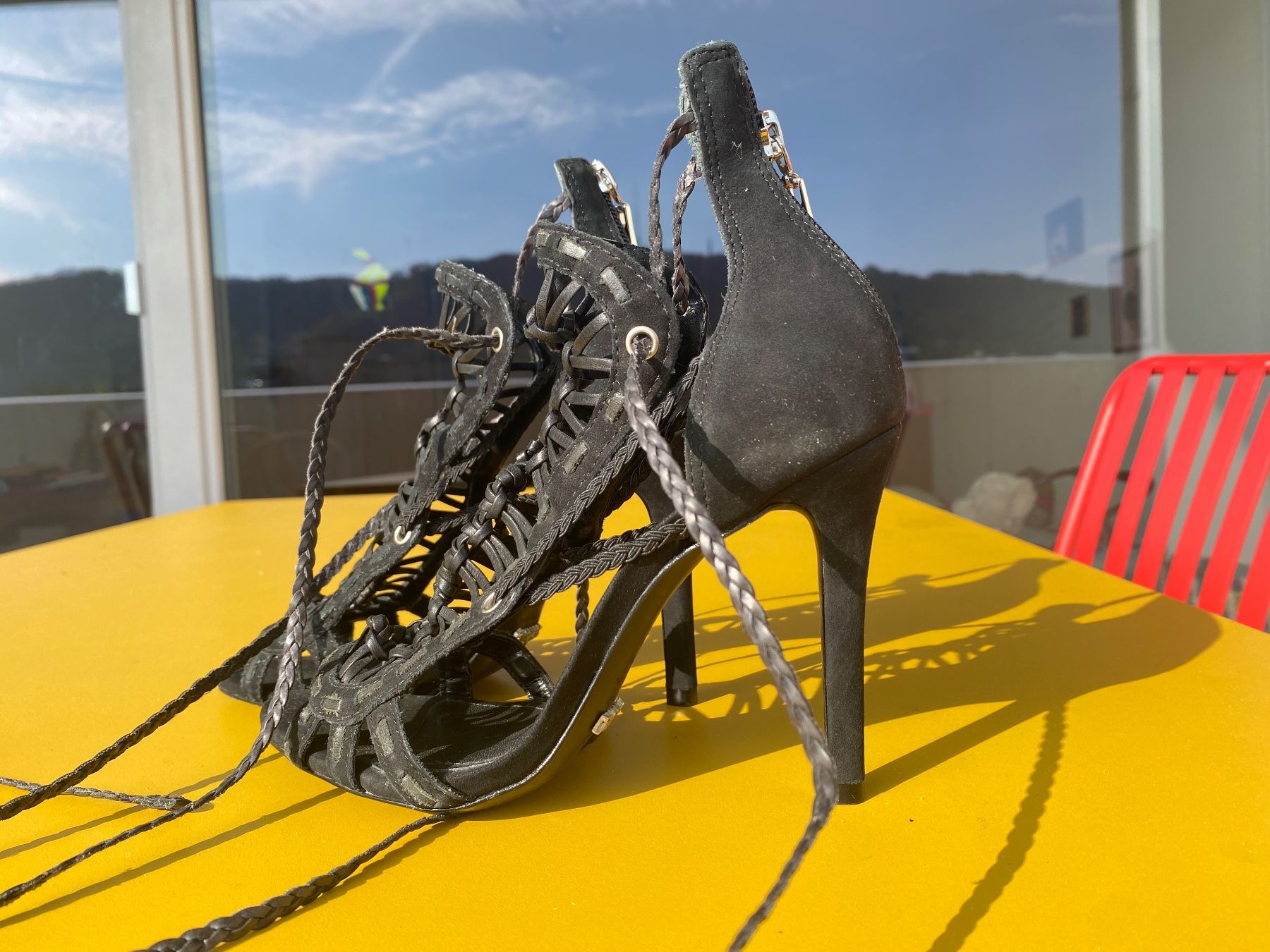 Scarpe da donna: SCHUTZ schwarze Stiletto Sandalen Gr. 36 – Usato da Zürich venduto da missmodernage 1
