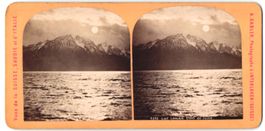 Stereo-Fotografie Lac Leman, Effet de lu