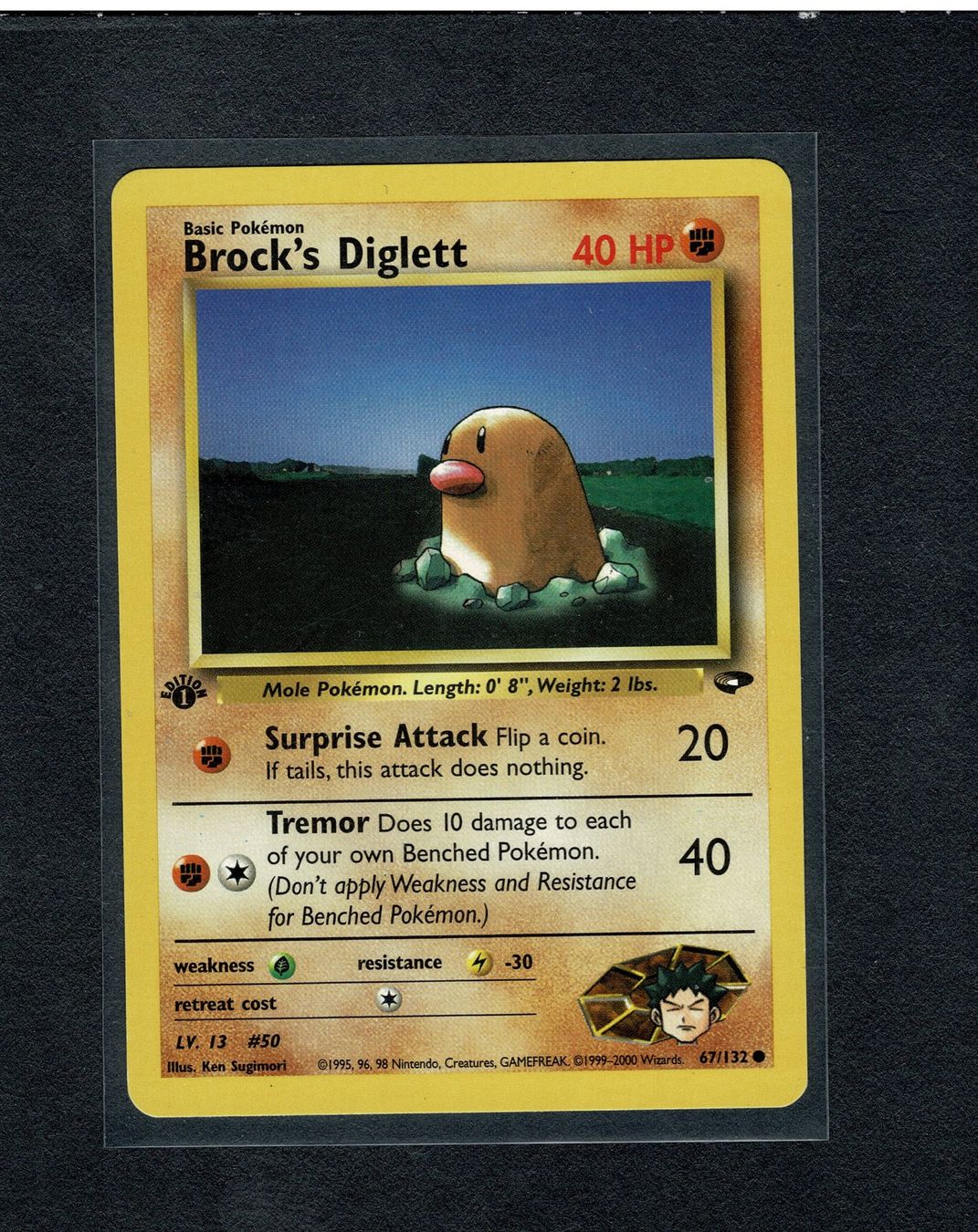 Pokémon Cartes à collectionner: Brock's Diglett - 1st edition Gym Challenge – D'occasion à Giubiasco par rude01