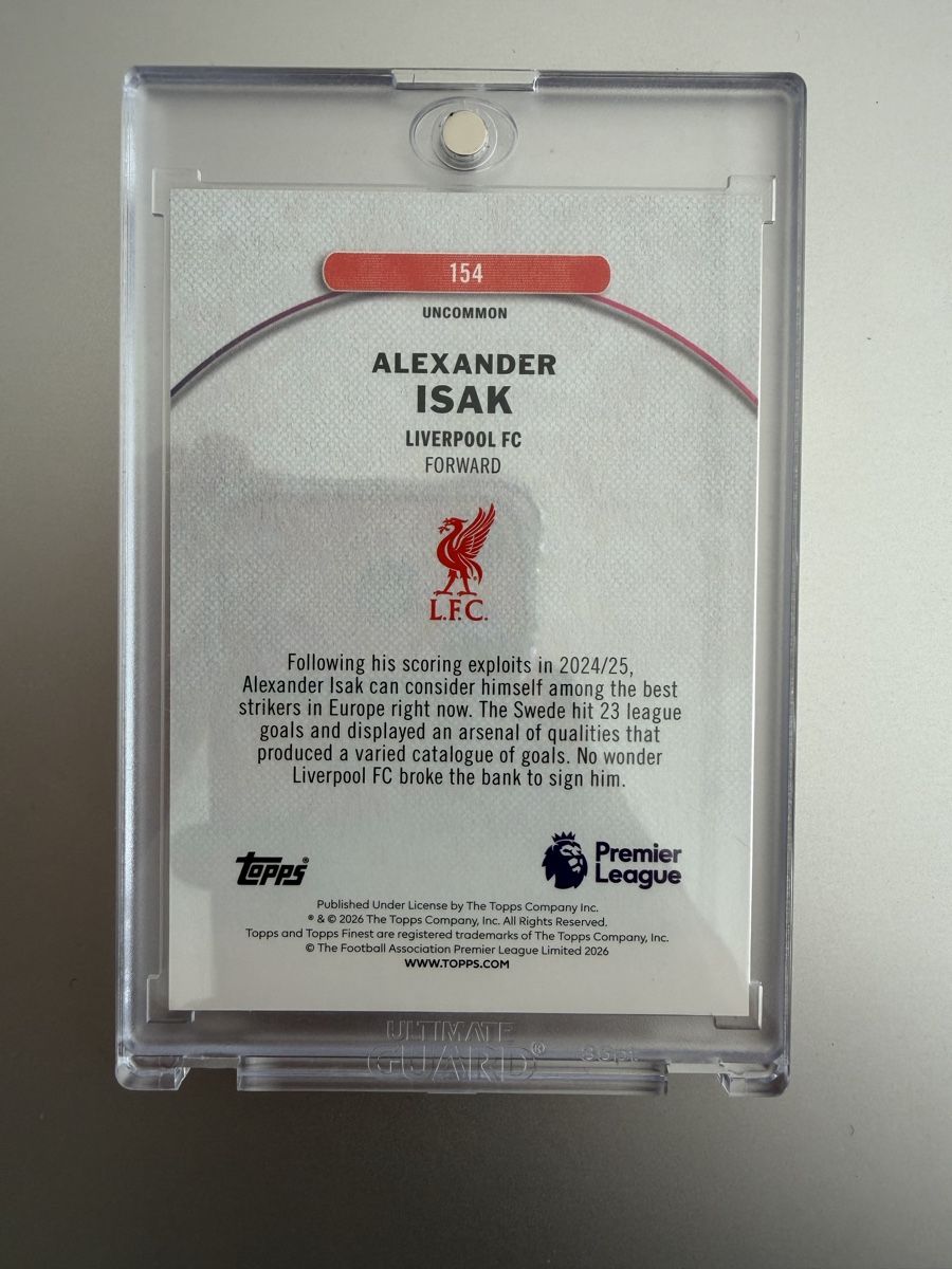 Topps Carte collezionabili: Alexander Isak / Topps Finest / 06/15 – Nuovo (secondo la descrizione) da Basel venduto da and_tgr6 1