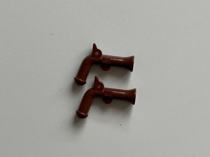 Lego Kit di costruzioni: Lego Flintlock Pistol, Reddish Brown – Usato da Hirschthal venduto da TamSwissBricks
