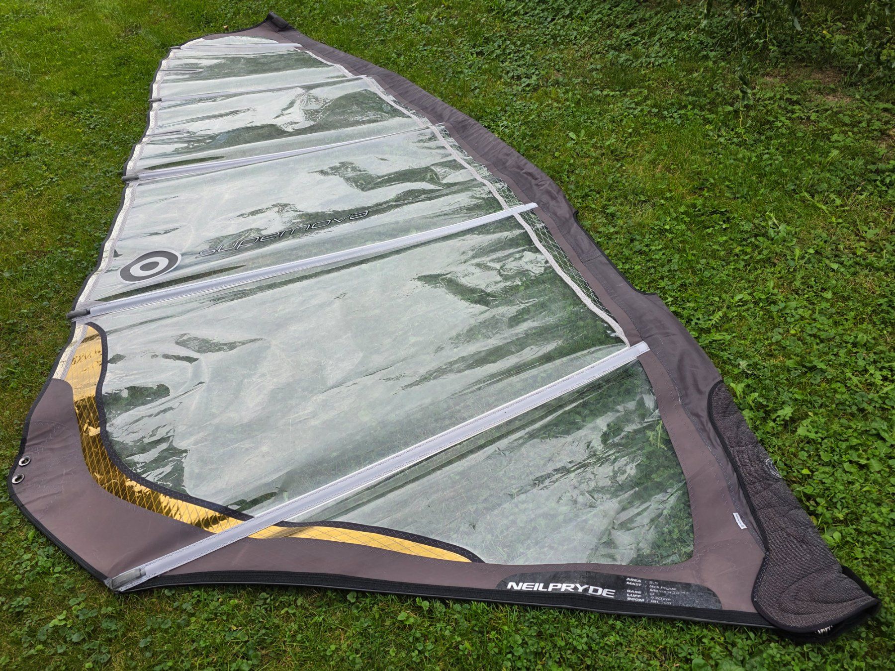 Surfen: Windsurfsegel Neil Pryde Supernova 5,5 – Gebraucht aus Buchs SG von swisssurfer007