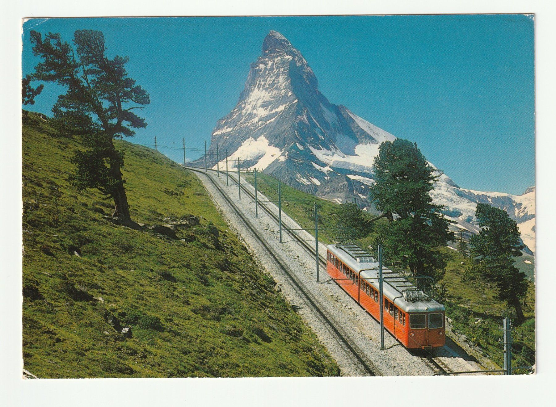 Cartes postales: Ansichtskarte Gornergratbahn Matterhorn 1982 – D'occasion à St. Gallen par Ricardo_Deals