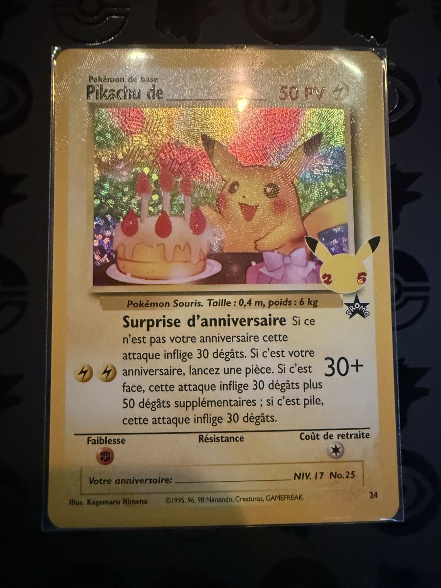 Pokémon Sammelbilder & Trading cards: Pikachu surprise _________ 24  – Neu (gemäss Beschreibung) aus La Plaine von 8-X