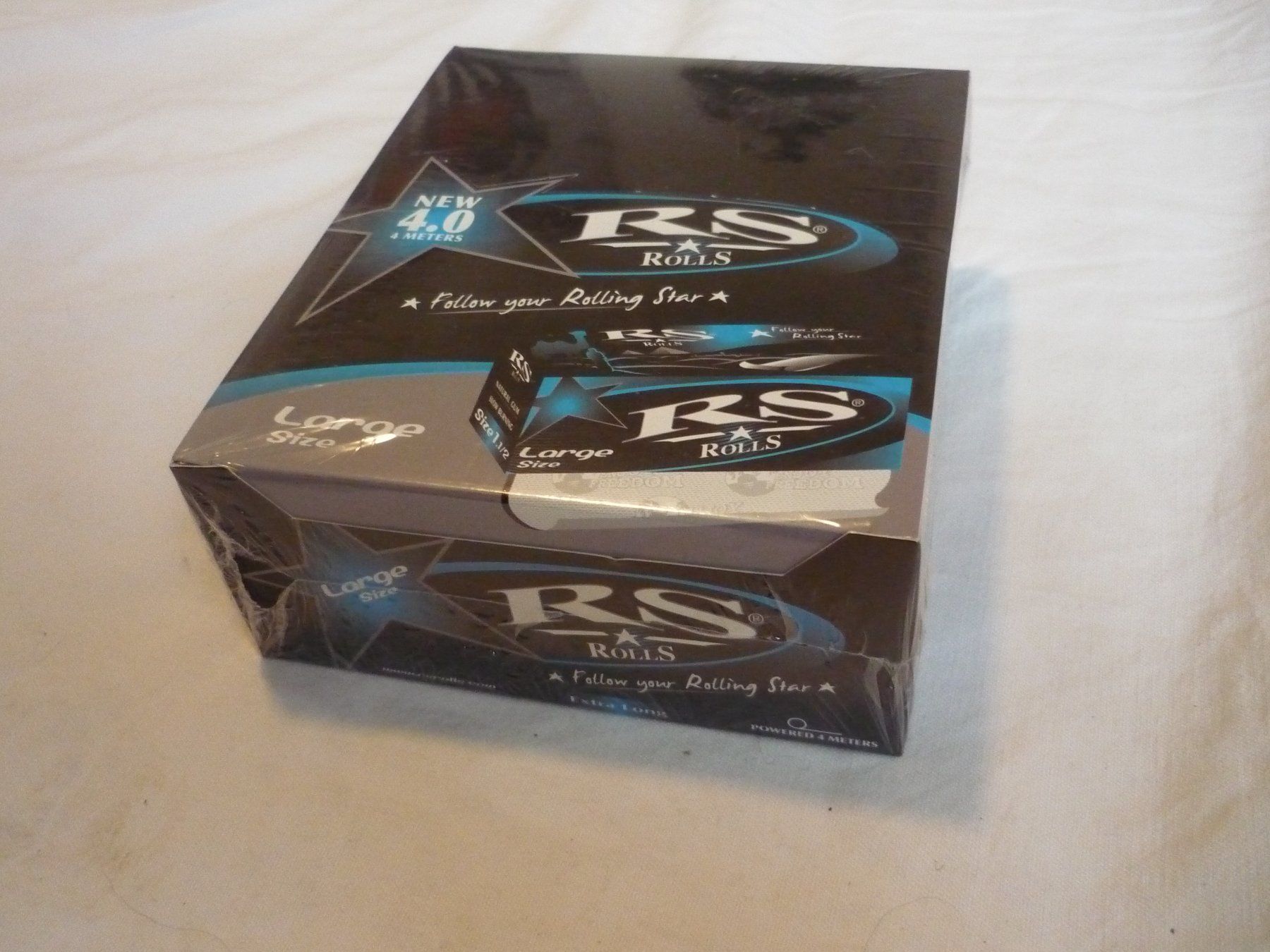 Tabacchi: 1Karton a 24 RS Rolls blau Raucher Rolling papers – Nuovo e nell'imballaggio originale da Beringen venduto da Flatretriever 1