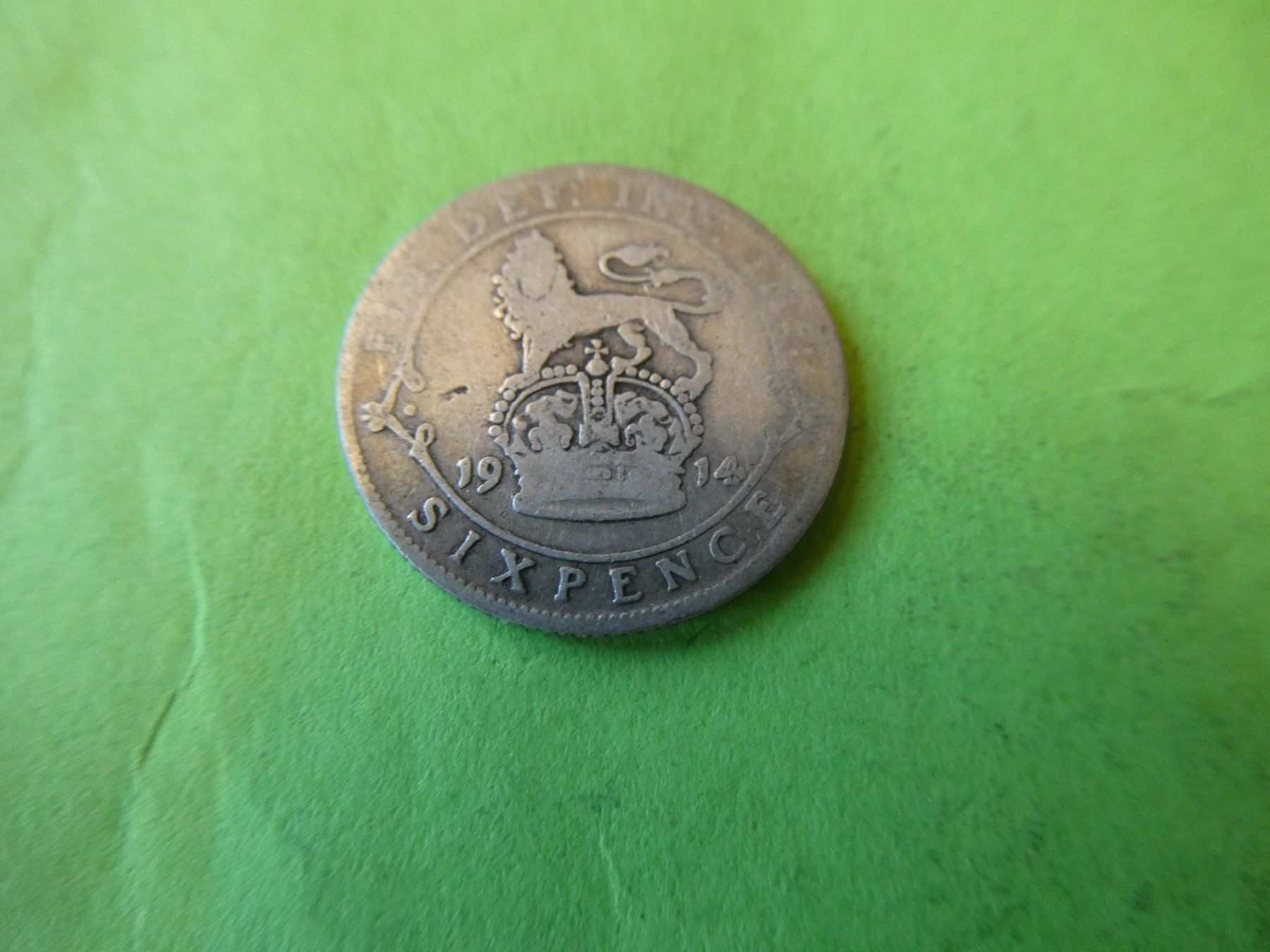 Tutti le monete: Grossbritannien 1914, 6 Pence  - Silber – Usato da Hinterforst venduto da Rohusri