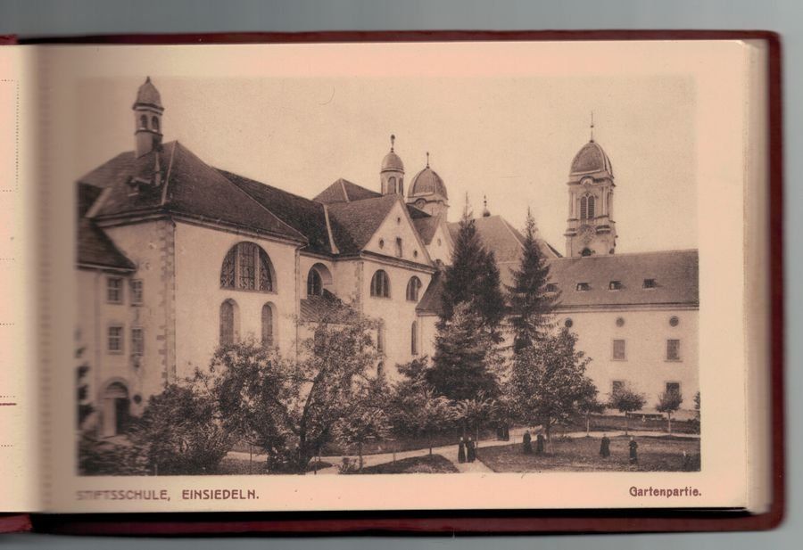 Ansichtskarten: Stiftsschule Einsiedeln, Heft mit 24 Bildkarten, Top-Zustand – Gebraucht aus Frauenfeld von POML 3