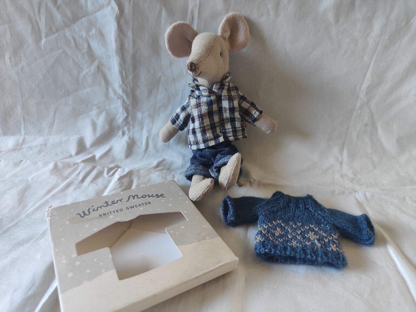 Maileg Spielzeuge: Maileg Maus mit Winterpullover  – Gebraucht aus Vordemwald von Tina024 3