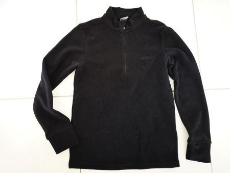 Neuwertiger leichter, warmer ODLO Fleecepullover schwarz 140