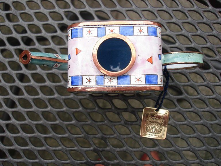 Tutte le decorazioni: Mini Tee Krügchen Krug Email Bild Katze + Eule sammeln Deko – Nuovo (secondo la descrizione) da Unterägeri venduto da ani_pn8n 8