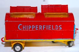 VINTAGE Corgy Toys CHEPPERFIELDS TIER TRANSPORTER ANHÄNGER I