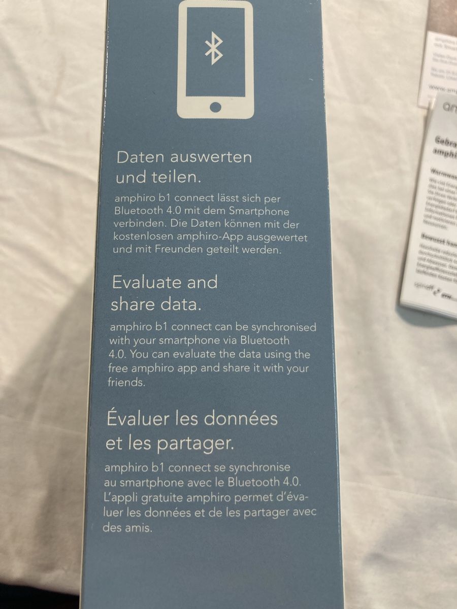 Messen: Amphiro connect Dusch-Verbrauchsmonitor mit Smartphone-App – Neu und originalverpackt aus Aarwangen von to-hirschi 5
