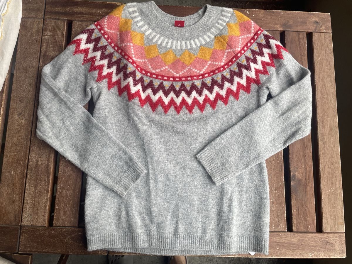 S.Oliver Pulls et sweat-shirts: s.Oliver Pullover grau mit Norwegermuster Gr. 164 – D'occasion à Bern par brup