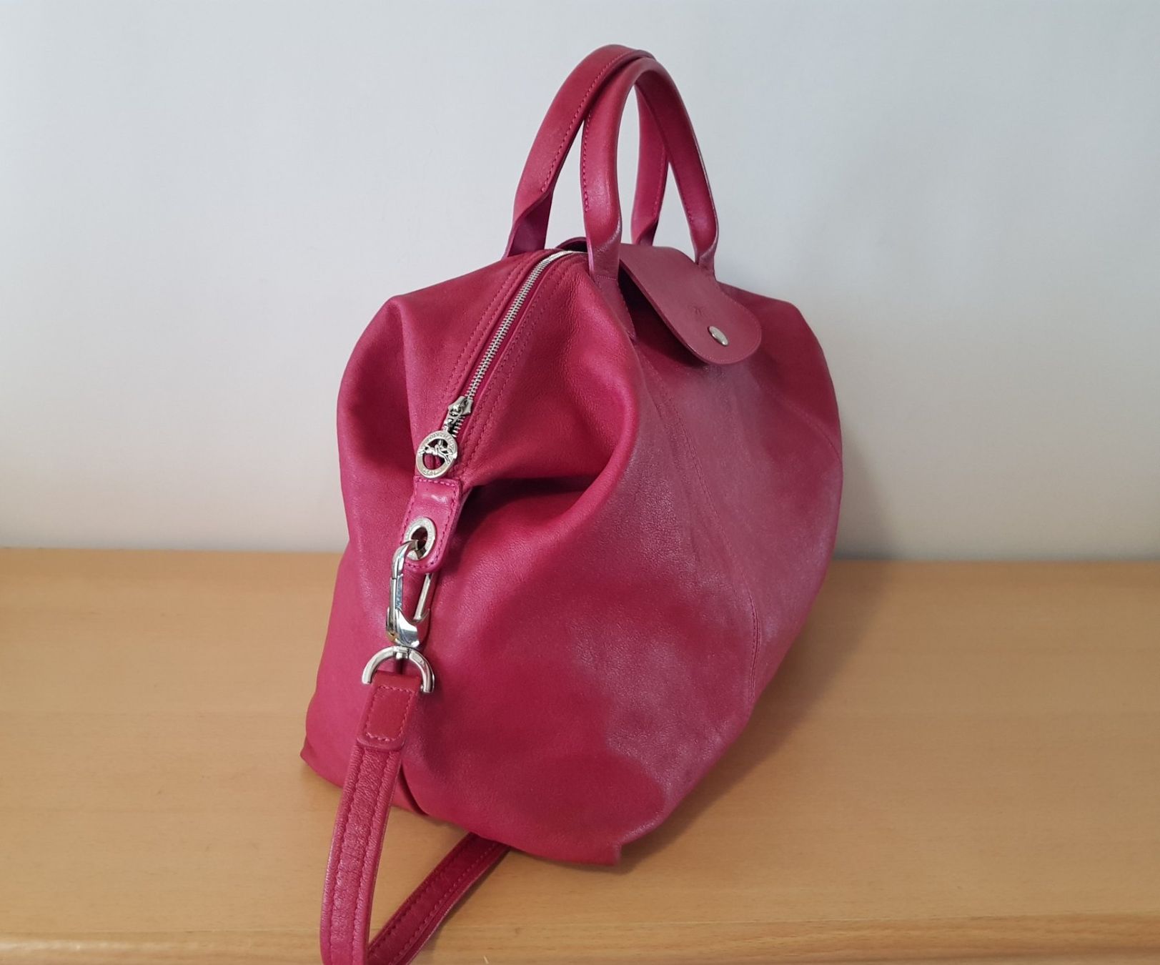 Longchamp Borse da donna: Original Longchamp Leder Handtasche – Usato da Basel venduto da Birs868 2