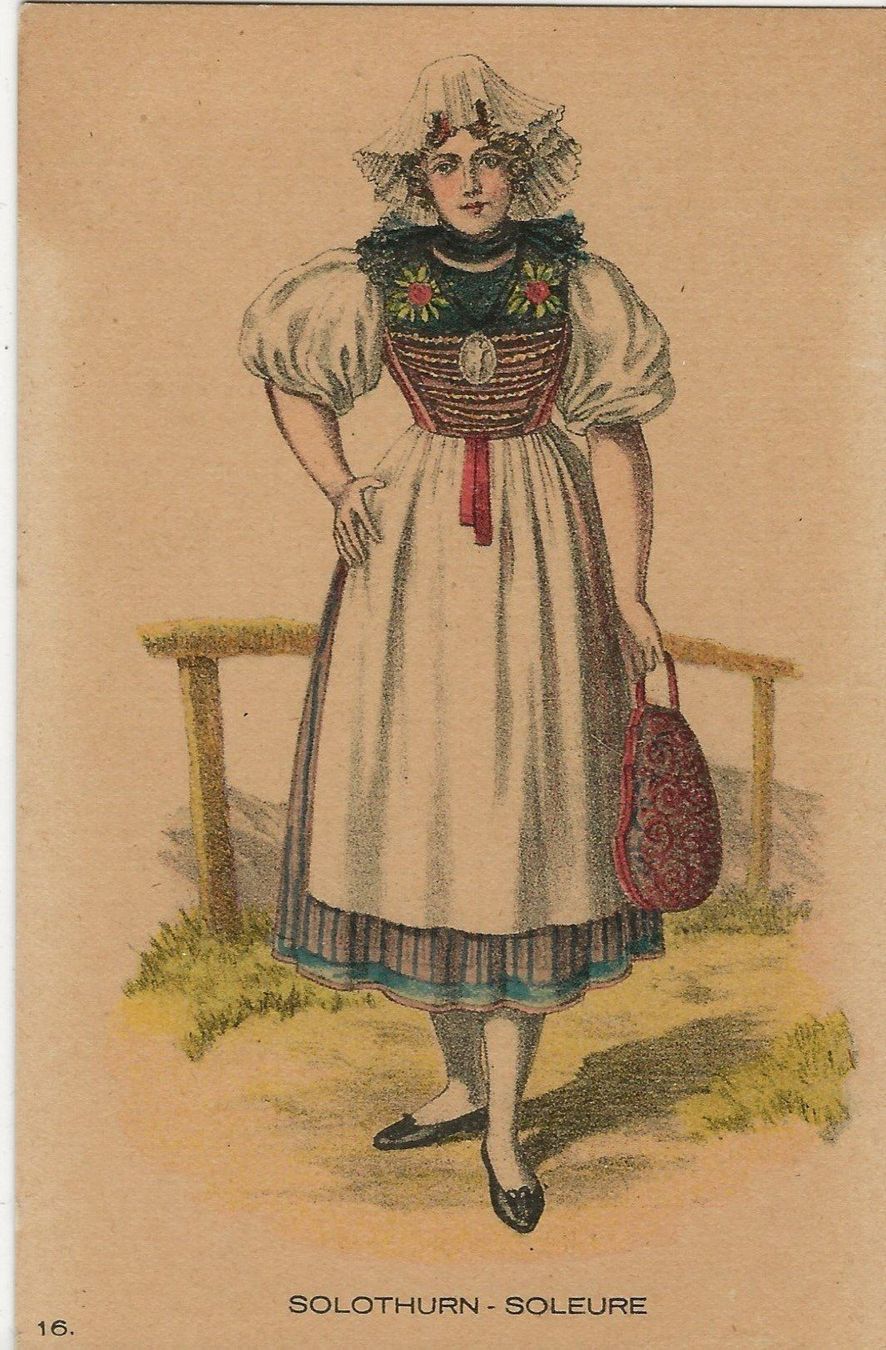 Cartes postales: Solothurn Tracht Künstler – D'occasion à Frauenfeld par Merk52