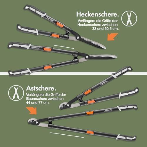 Alle Werkzeuge: 3-Teiliges Gartenscheren Baumschere Heckenschere Weichen – Neu und originalverpackt aus Hundwil von pak_7zvn 3