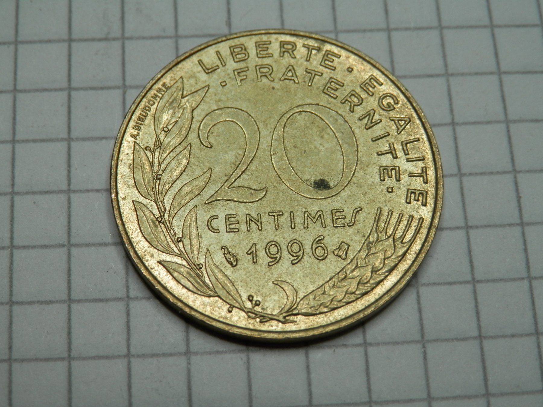 Tutti le monete: Frankreich 20 Centime, 1996 – Usato da Weiach venduto da weiach81
