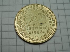 Frankreich 20 Centime, 1996