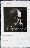 Emil Staiger (1908-1987) Schriftsteller - Autogramm