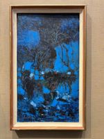 LEBADANG (1921-2015) HUILE SUR TOILE "COMPOSITION ABSTRAITE"