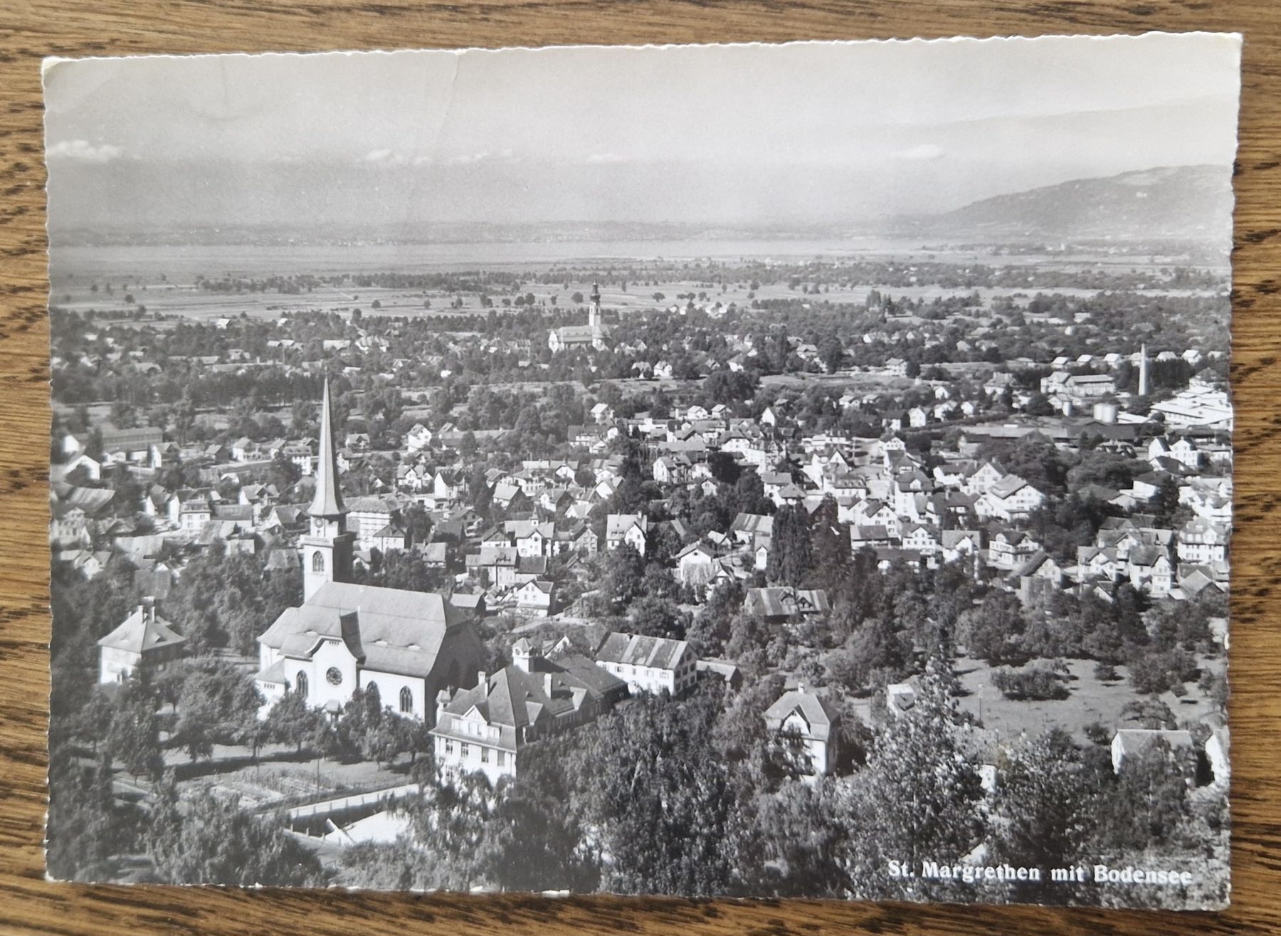 Cartoline postali: St. Margrethen, Stempel: Café-Conditorei U. Brassel – Usato da Ebikon venduto da Donar50