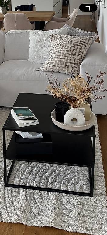 Tavoli: Quadratischer Couchtisch schwarz – Usato da Lauerz venduto da AnjaCarina01 3