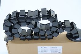 ICY BOX Kabelführungsschiene IB-MSA104-CM , Schwarz