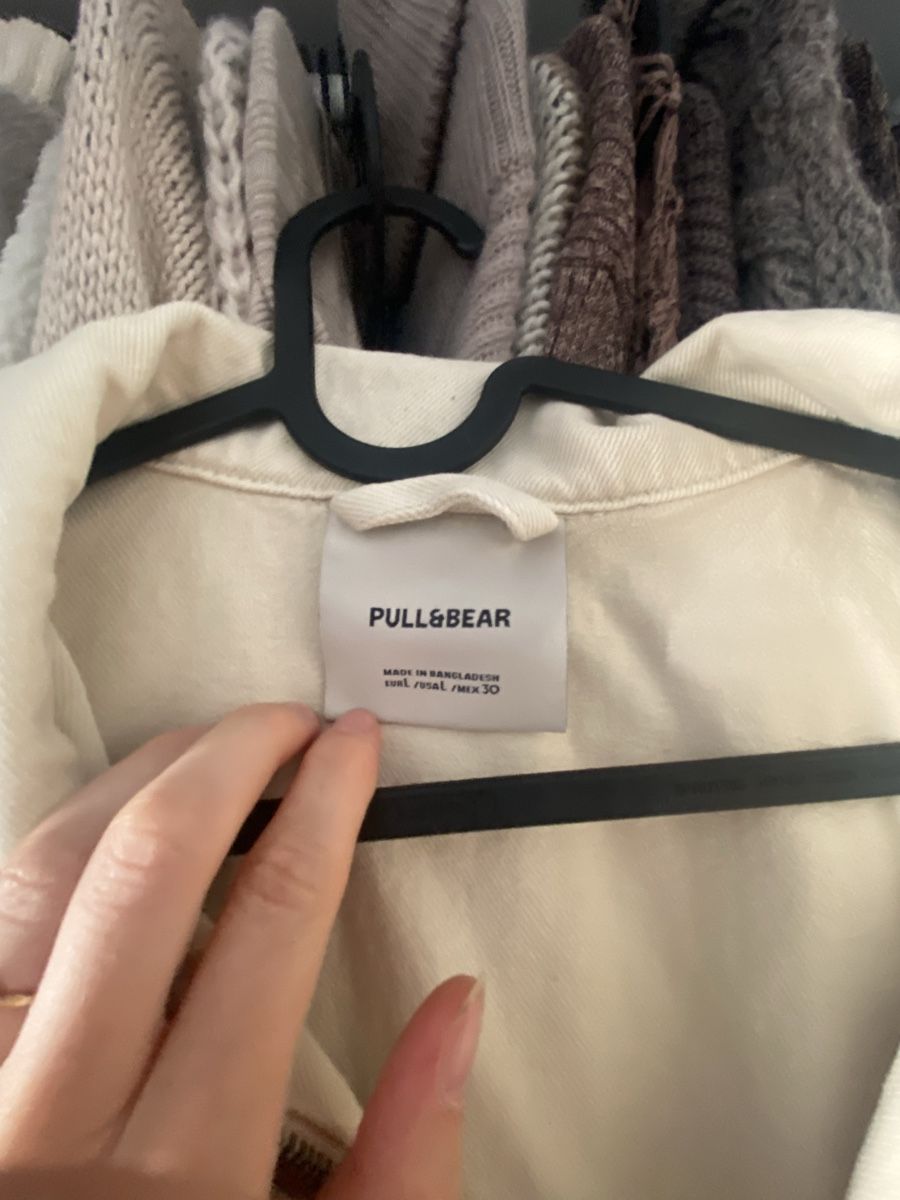 Giacche: Jacke Pull&Bear hellbeige mit Reissverschluss Grösse S – Nuovo e nell'imballaggio originale da Basel venduto da val_t8jm 1