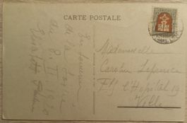 Carta postal Sello Suiza, 1919-20 Nidwalden