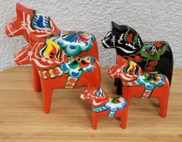 ❤️ 5 Schöne Dala Horse Vintage Nils Olsson Sweden 