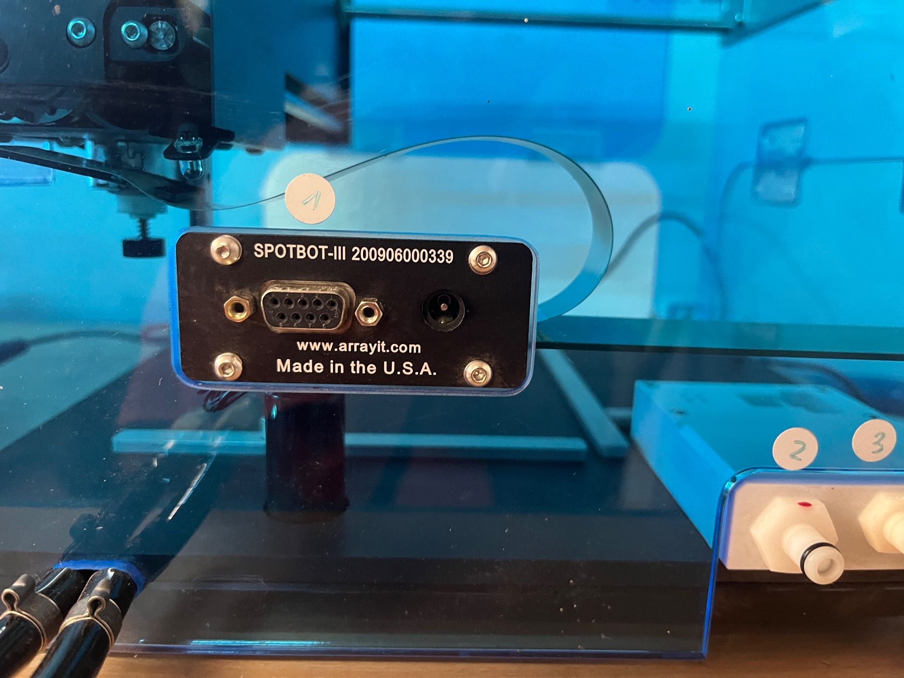 Accessori da laboratorio: Arrayit SpotBot® 3 Personal Desktop Arrayer – Usato da Niederdorf venduto da LeptonAG_Labor 7