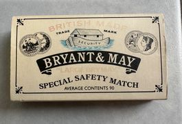 1 Schachtel britische Zündhözer