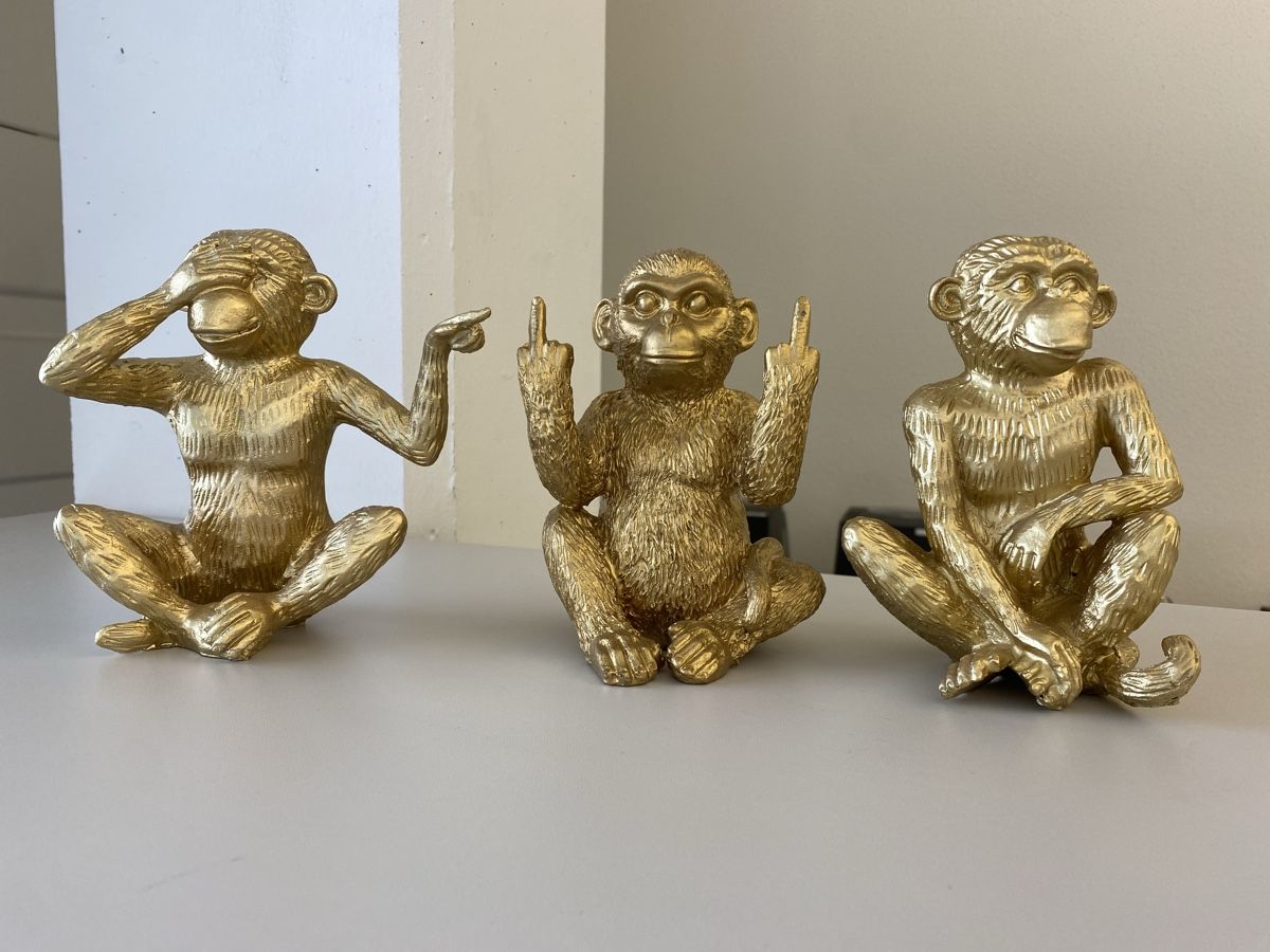 Figurines: 3 Affenfiguren  zum aufstellen – Neuf (Voir description) à Zürich par Ethno1