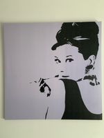 Audrey Hepburn Pop Art Printed Painting Canvas 