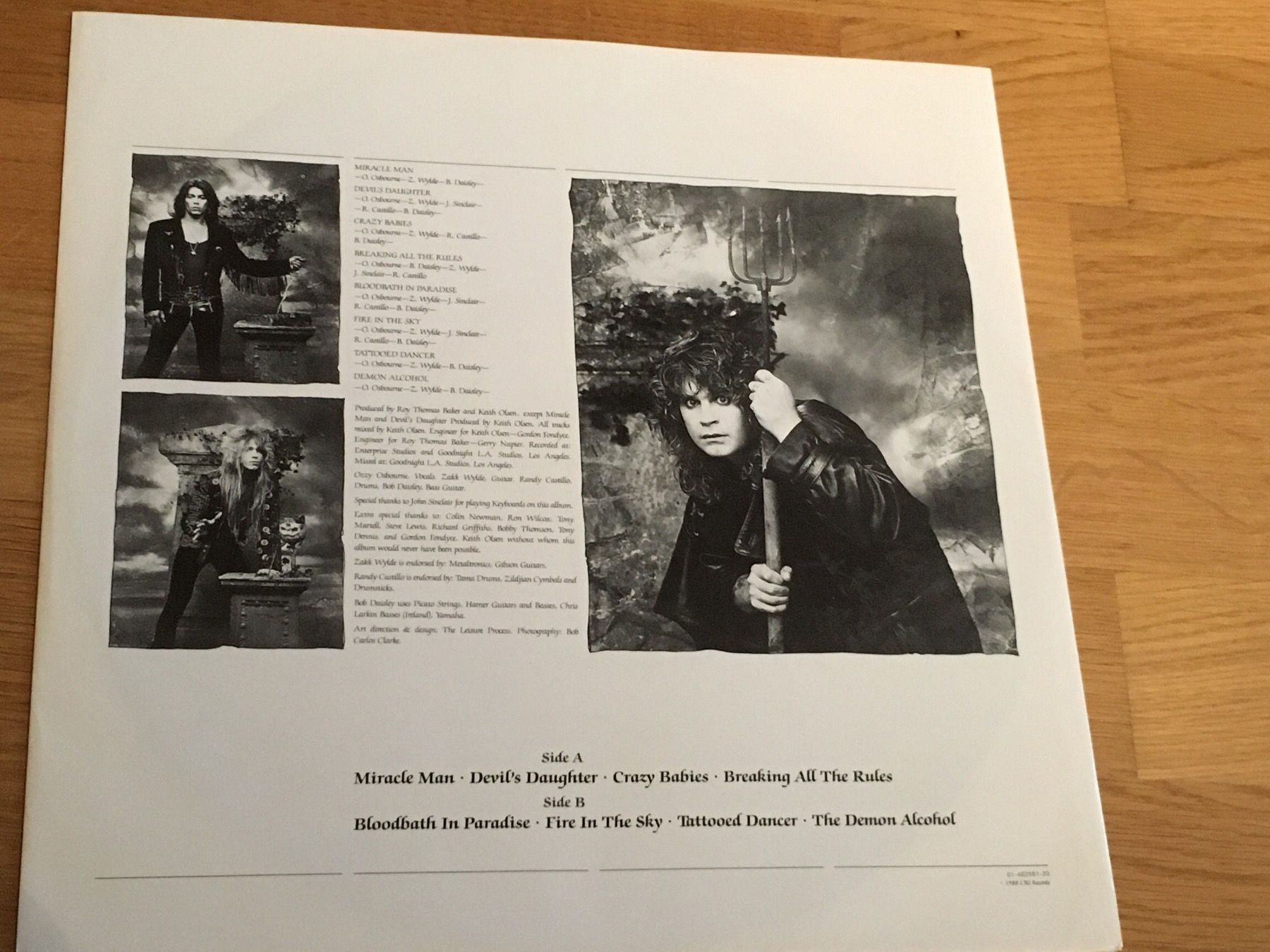 Dischi in vinile: Ozzy Osbourne    1988  Top Zustand – Usato da Faulensee venduto da Mizuno06 5