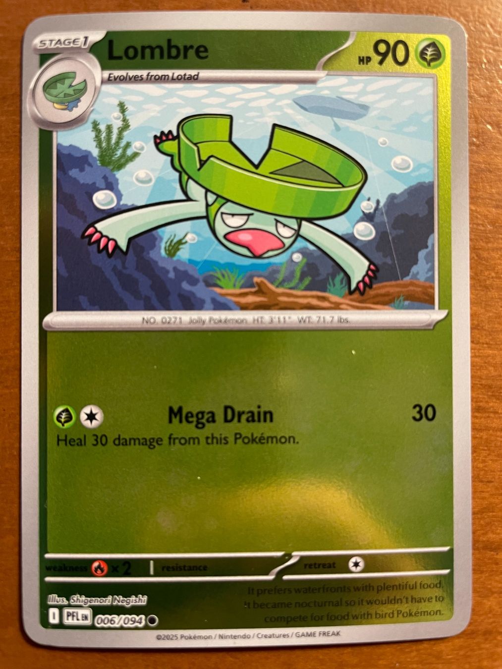 Pokémon Sammelbilder & Trading cards: Pokemon Lombre Reverse (Versand gratis) – Neu (gemäss Beschreibung) aus Chur von Angerson