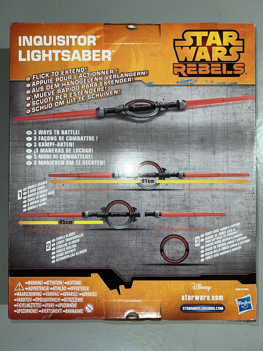 Star Wars Giocattoli: Hasbro Sabre Laser Inquisitor Star Wars Rebels – Nuovo e nell'imballaggio originale da Nyon venduto da kelkal0 1