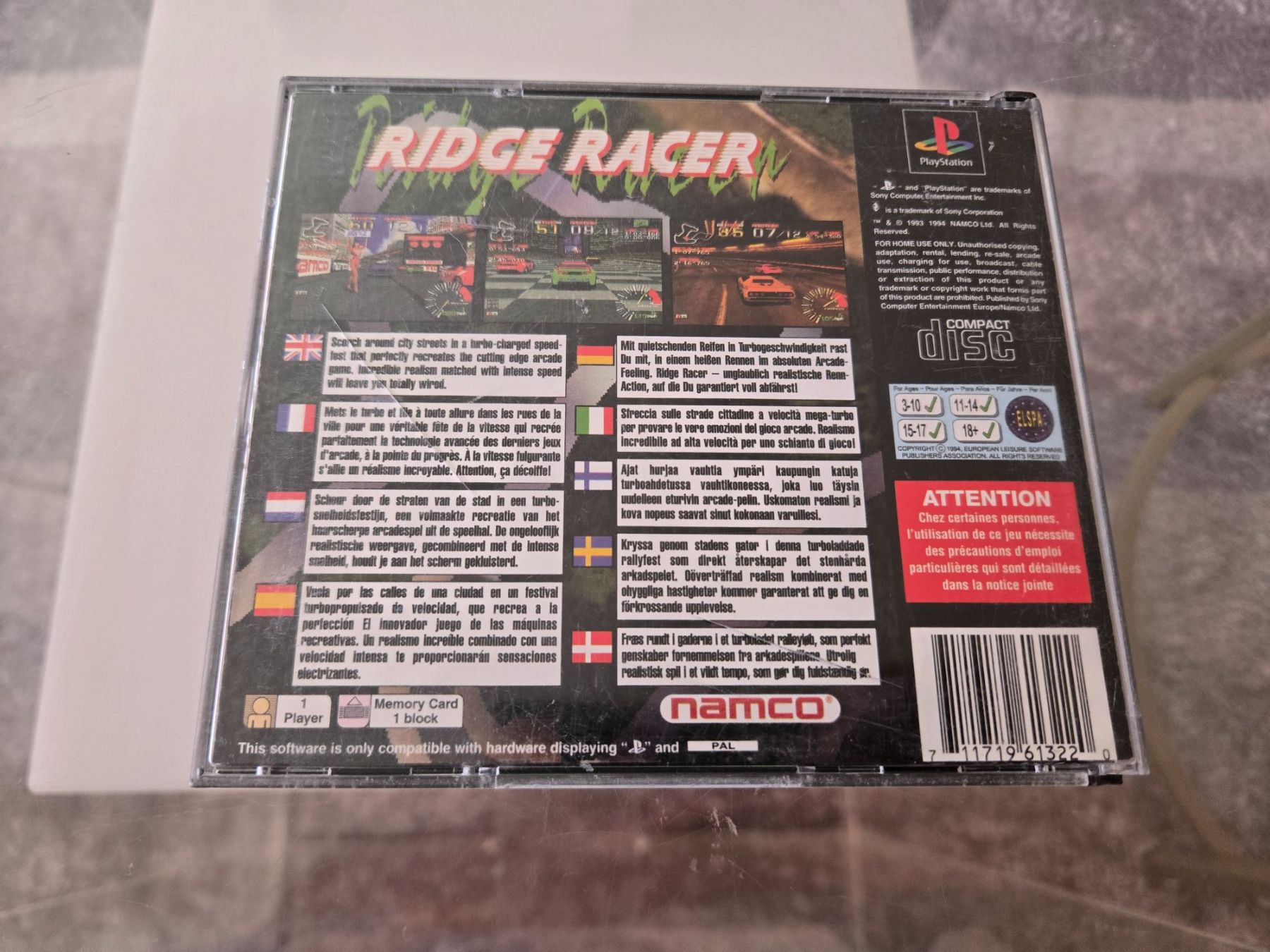 Giochi: Ridge Racer PS1 – Usato da Bussigny venduto da Kfdlt 1