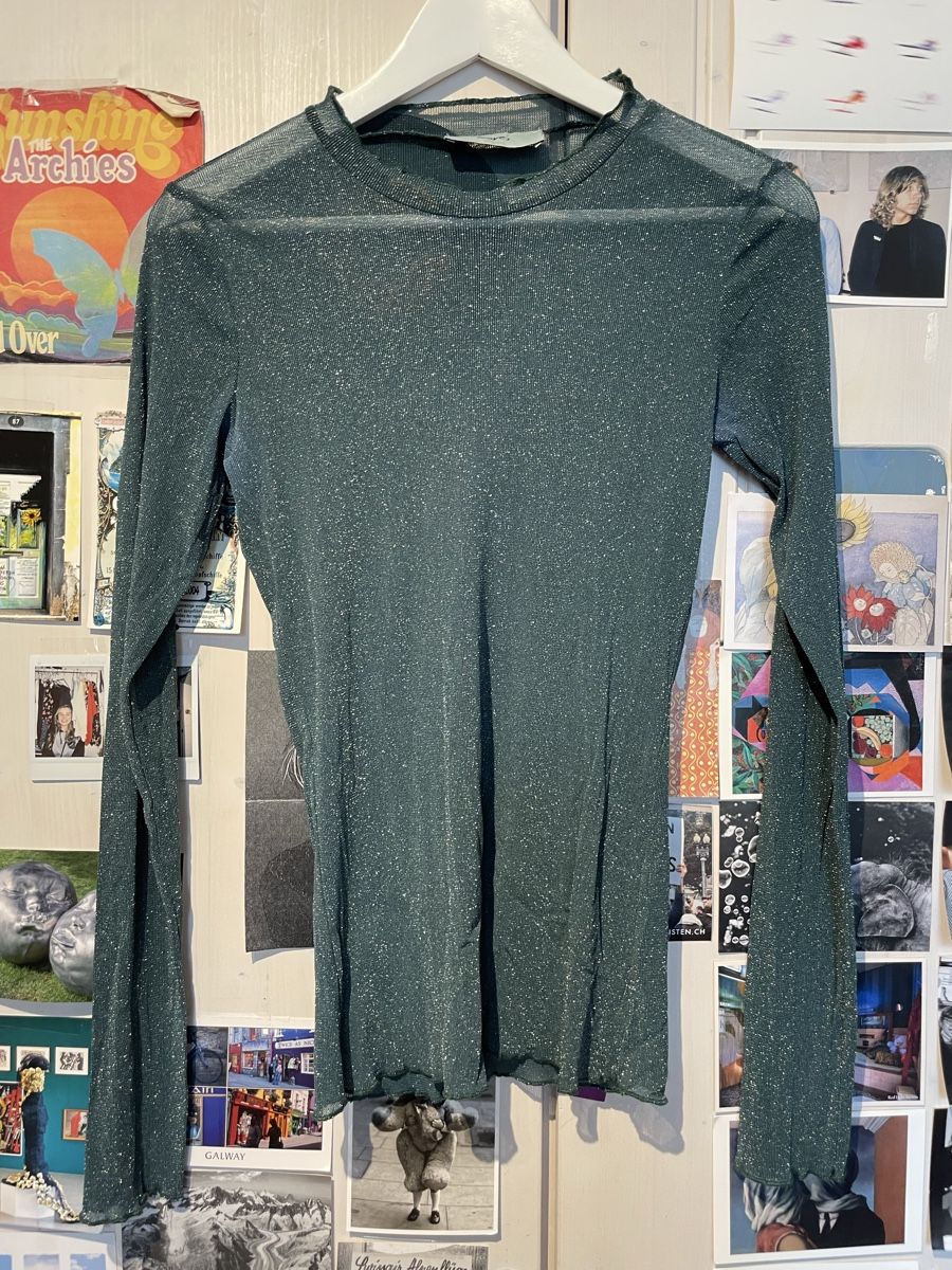 Maglioni & Felpe: Glitzer see-through Langarmshirt – Usato da Turgi venduto da eiiinalem