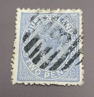 Australische Staaten - Queensland alte briefmarke