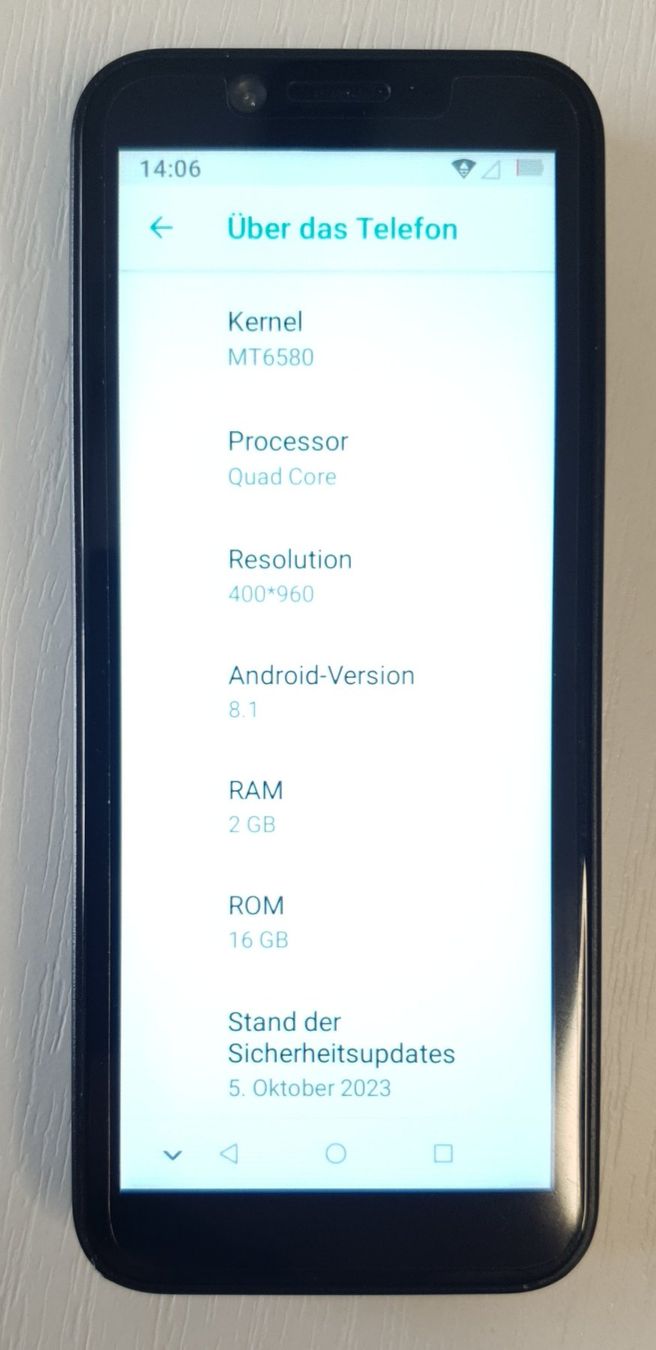 Telefoni cellulari / Smartphones: Smartphon: Jodom Model S24 pro 3G - Android / 406 – Nuovo e nell'imballaggio originale da Grenchen venduto da sale.manager 4