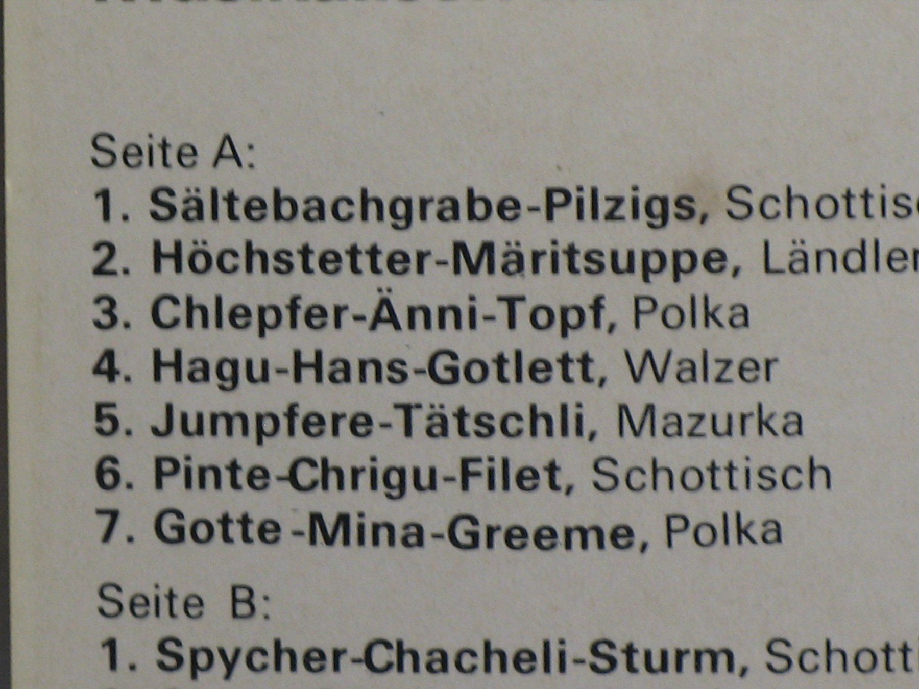 Musicassette: MAX  WEILENMANN    Us  em  Aemmital – Usato da Langnau i. E. venduto da mar_hw58 2