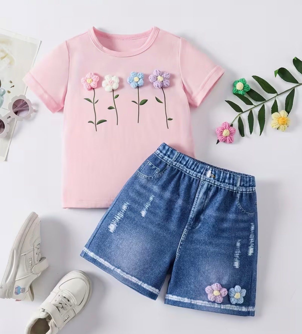 Camicette, T-shirt & Top: Trendiges Kurzarm-Outfit-Mädchen-Käfer- bequem- 98-110 – Nuovo e nell'imballaggio originale da Teufenthal AG venduto da MeineSchatztruhe