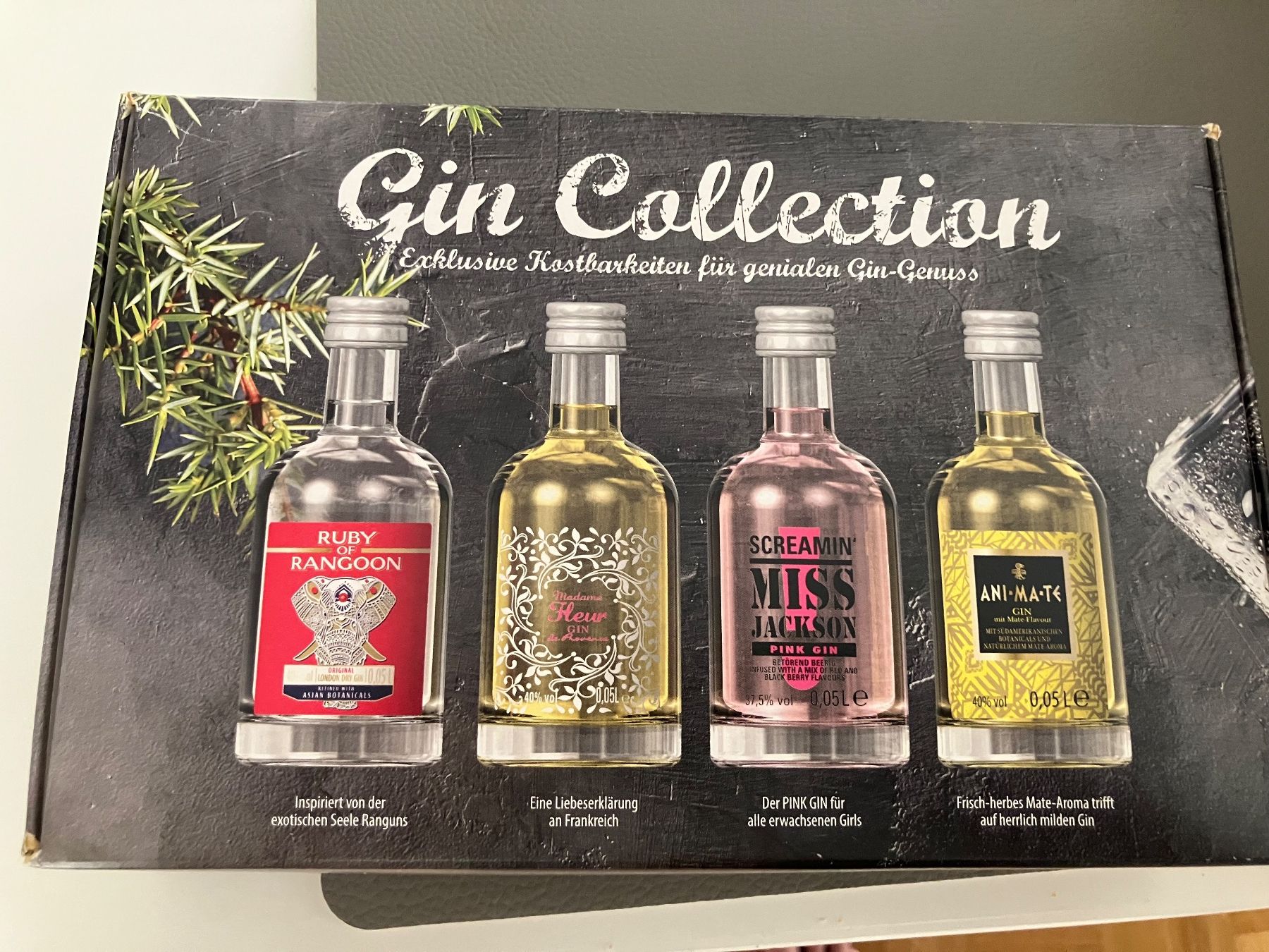 Spirituosen: Gin Collection 4x 0.05L – Neu (gemäss Beschreibung) aus Münchenstein von Juli88