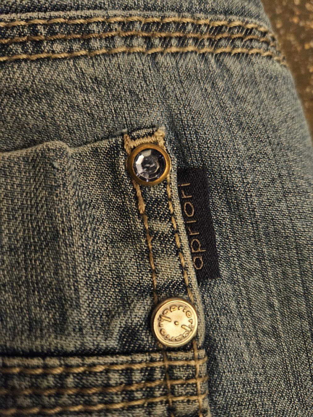 Jeans: Damen Bermuda Jeans apriori Grösse 38  – Nuovo (secondo la descrizione) da Anwil venduto da tamoos 4