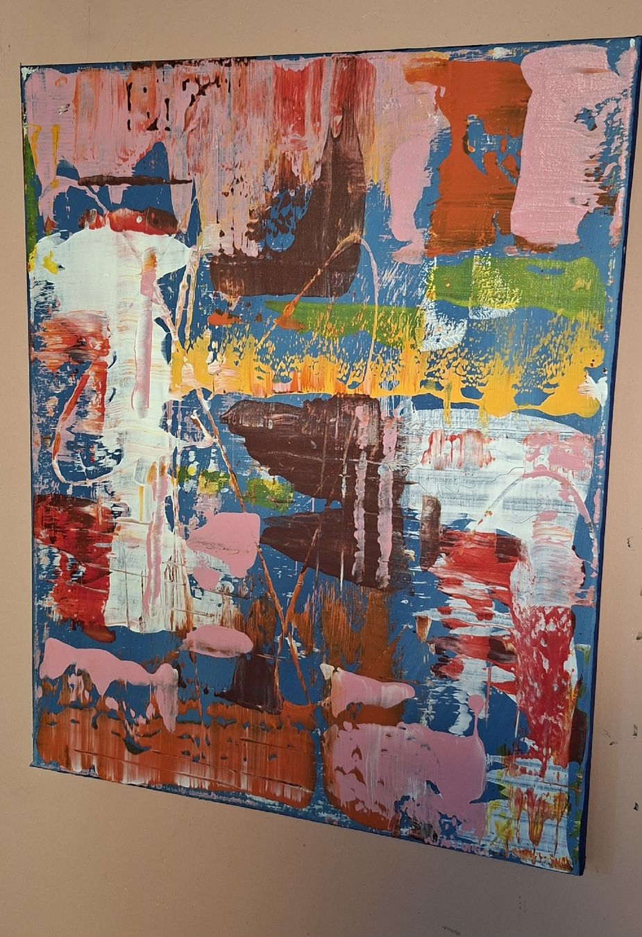 Dipinti: Gemälde Abstrakt handmade 40×50 – Nuovo (secondo la descrizione) da Riehen venduto da Steinbock1970 5