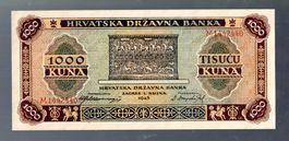 Croatia 1000 kuna UNC