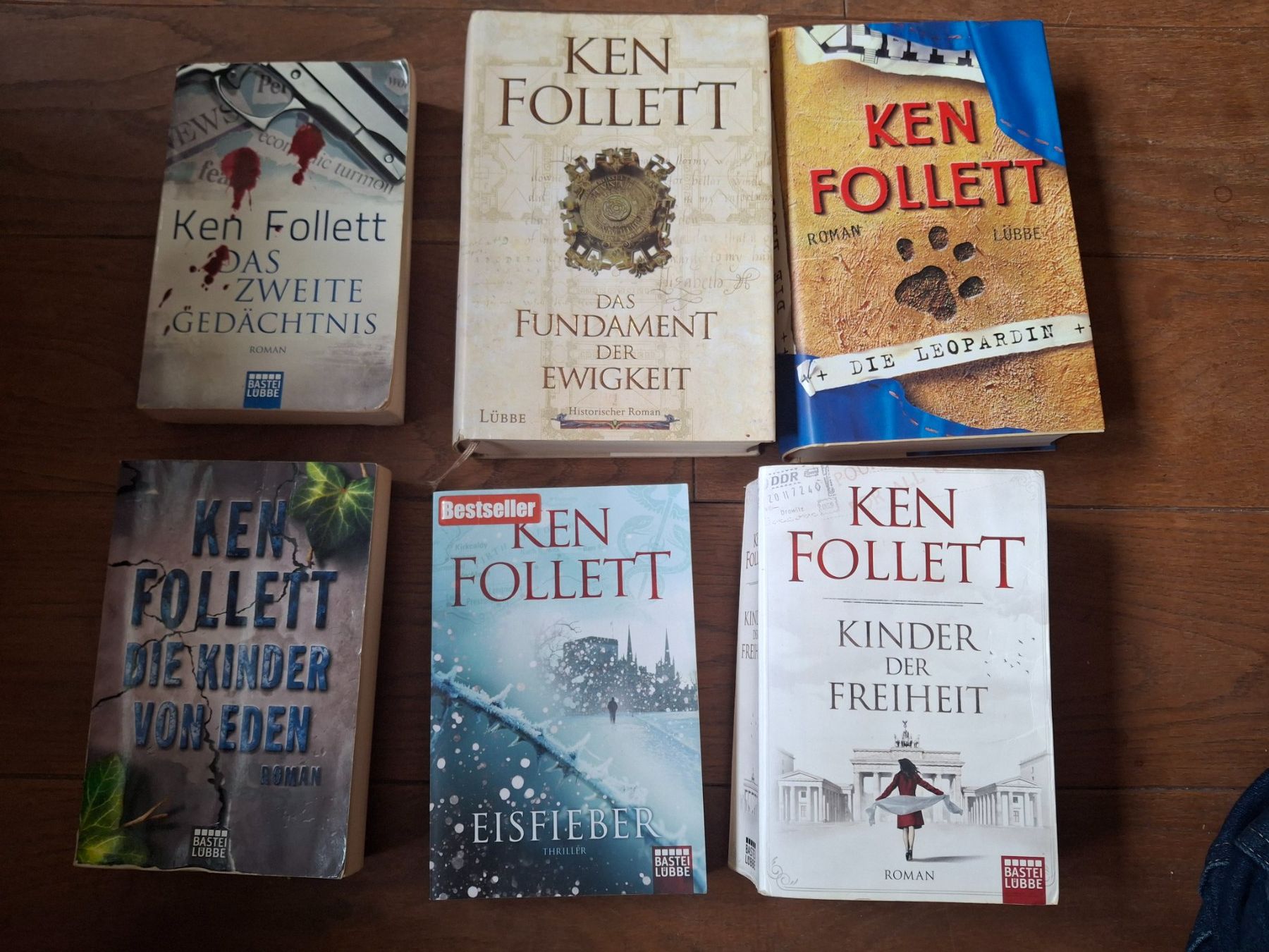 Libri: 6 Bücher thriller von Ken Follett – Usato da Kölliken venduto da art-deko