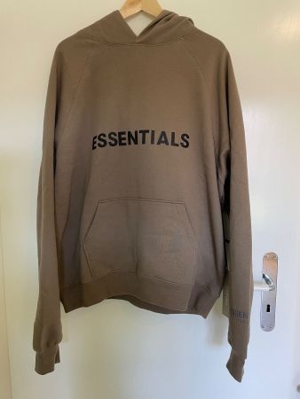 Essentials Fear of God Hoodie taupe (Grösse XS, neu)